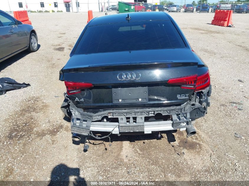 2017 Audi A4 2.0T Premium VIN: WAUENAF48HN034223 Lot: 39701971