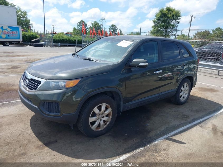 2013 Kia Sorento Lx VIN: 5XYKT4A15DG318680 Lot: 39701974