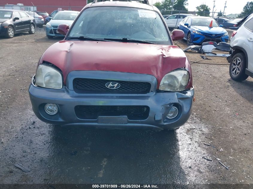 2004 Hyundai Santa Fe Gls VIN: KM8SC73D74U838723 Lot: 39701989