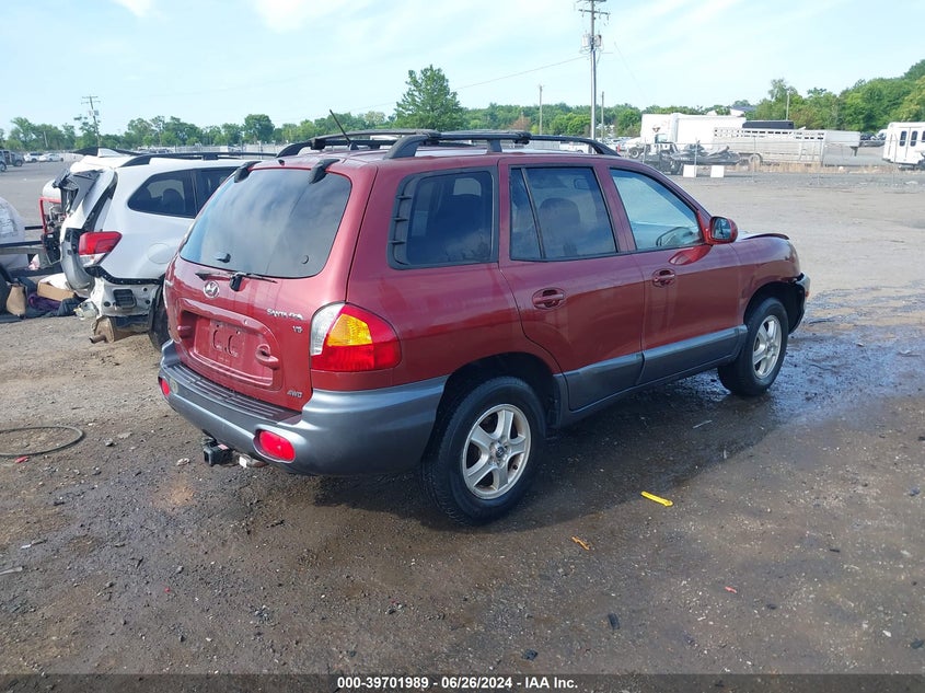 2004 Hyundai Santa Fe Gls VIN: KM8SC73D74U838723 Lot: 39701989