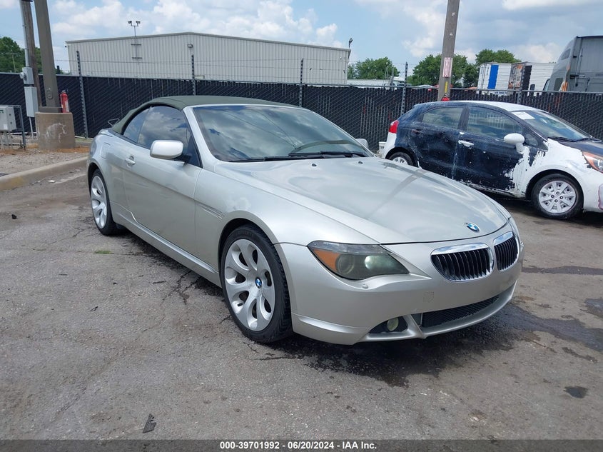 2004 BMW 645Ci VIN: WBAEK73464B260532 Lot: 39701992