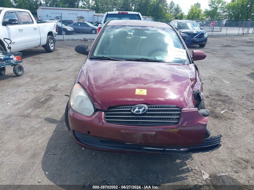 2009 Hyundai Accent Gls VIN: KMHCN46C89U369004 Lot: 39702002