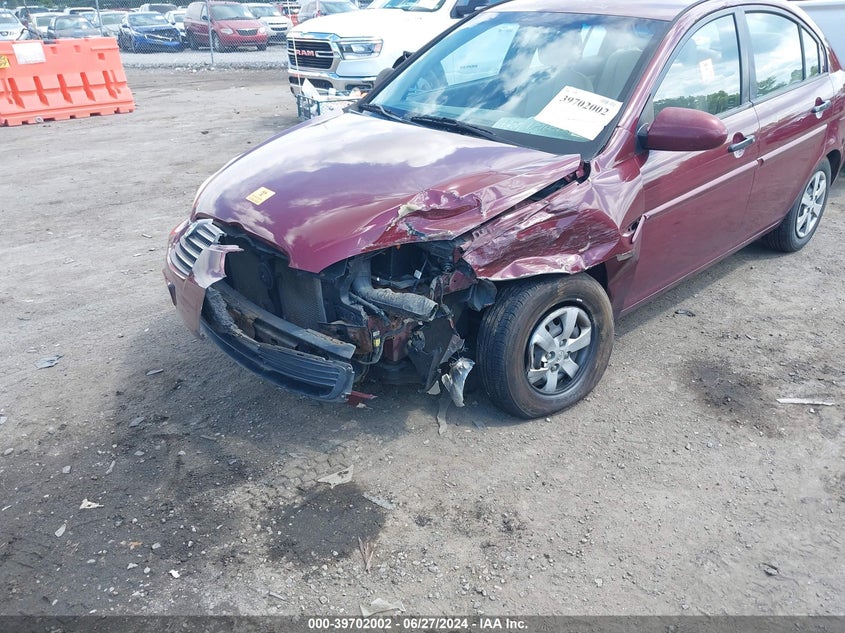 2009 Hyundai Accent Gls VIN: KMHCN46C89U369004 Lot: 39702002