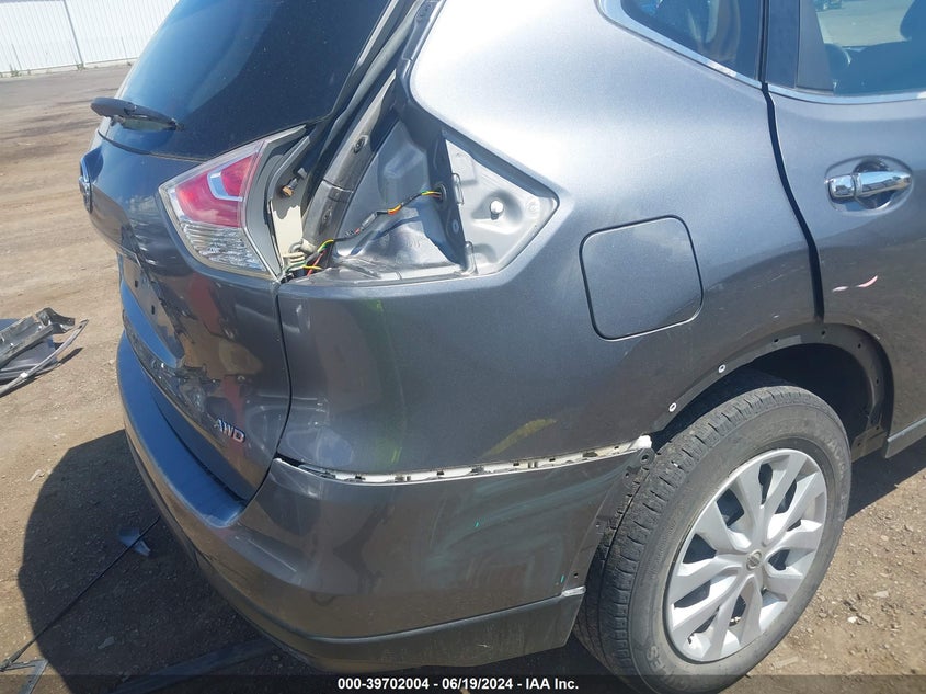 2015 Nissan Rogue S VIN: KNMAT2MVXFP514502 Lot: 39702004