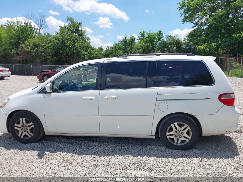 2005 Honda Odyssey Ex-L VIN: 5FNRL38725B104533 Lot: 39702011