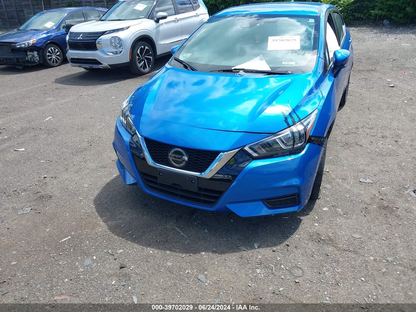 2020 Nissan Versa Sv Xtronic Cvt VIN: 3N1CN8EV0LL808988 Lot: 39702029
