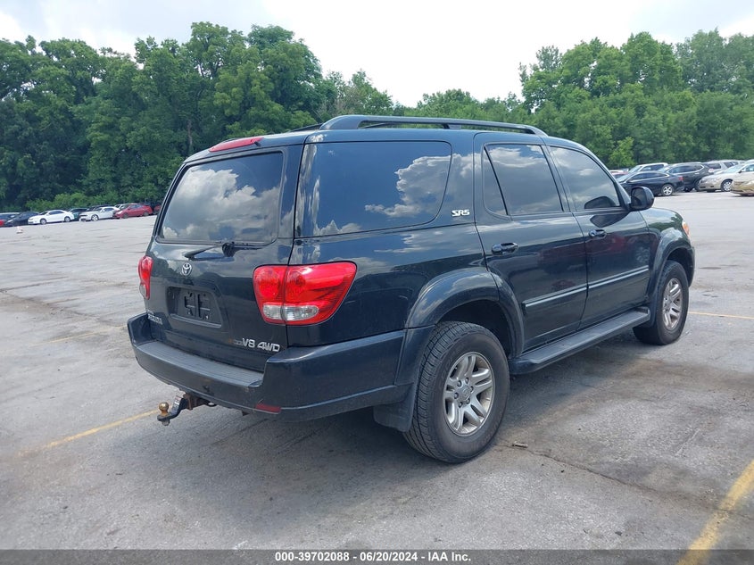 2006 Toyota Sequoia Sr5 V8 VIN: 5TDBT44A26S270038 Lot: 39702088