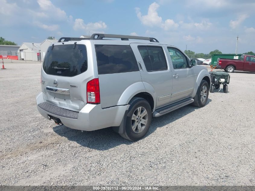 2012 Nissan Pathfinder Silver VIN: 5N1AR1NB0CC630643 Lot: 39702112