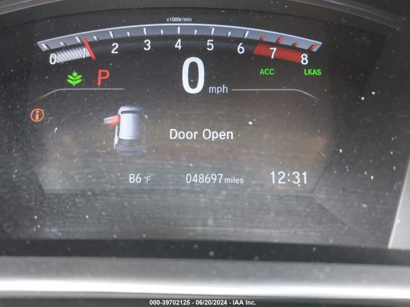 2019 Honda Cr-V Ex VIN: 5J6RW1H50KA006769 Lot: 39702125