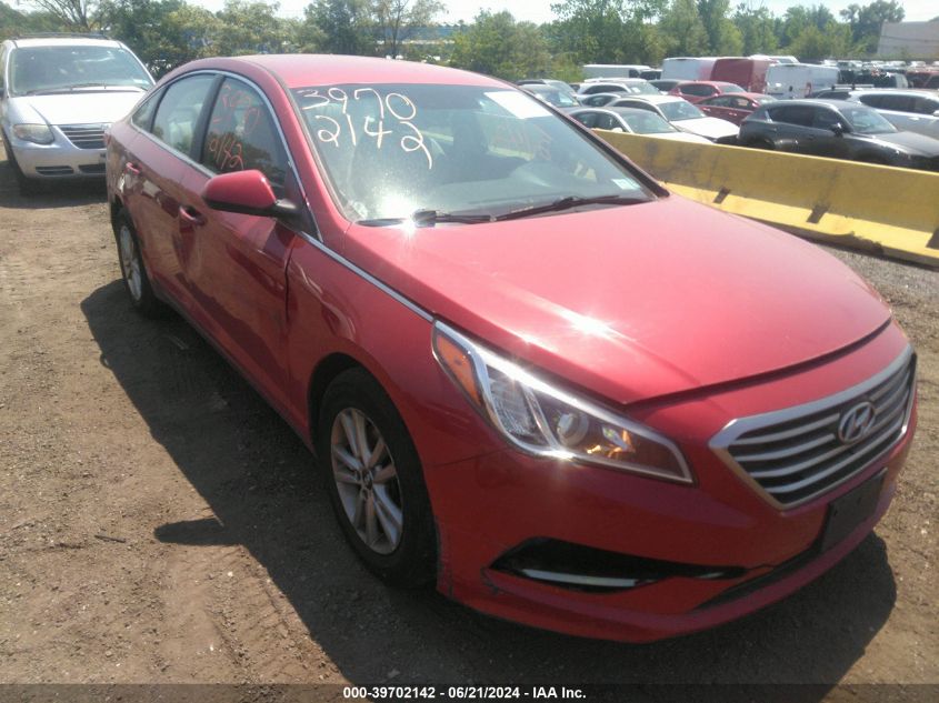 2017 Hyundai Sonata Se VIN: 5NPE24AF7HH484242 Lot: 39702142