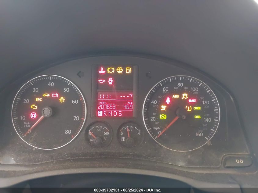 2007 Volkswagen Jetta Wolfsburg Edition VIN: 3VWEF71K37M089581 Lot: 39702151