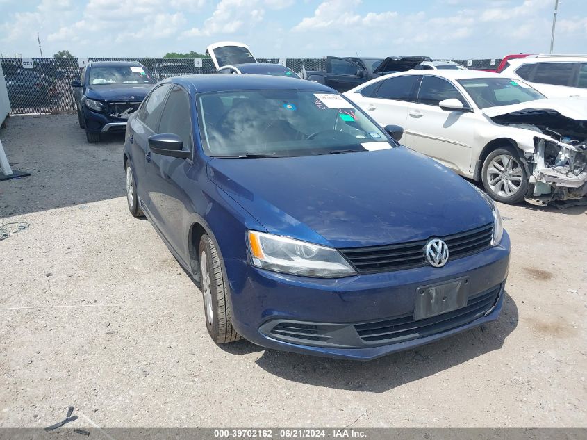 2013 Volkswagen Jetta S VIN: 3VW2K7AJ6DM285564 Lot: 39702162