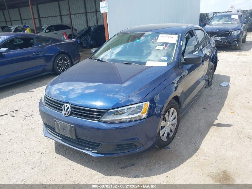 2013 Volkswagen Jetta S VIN: 3VW2K7AJ6DM285564 Lot: 39702162