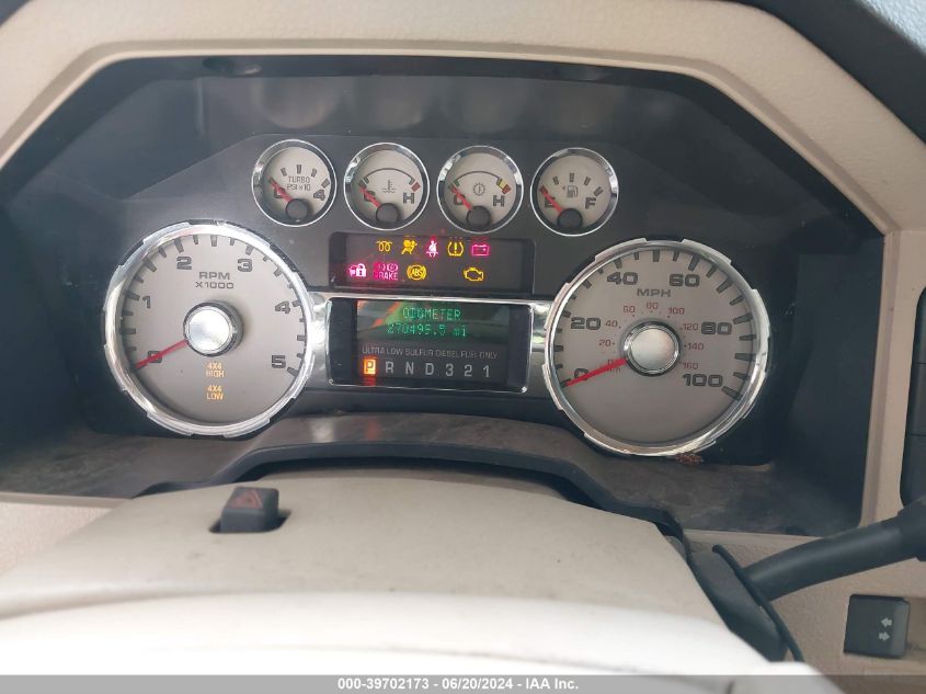 2010 Ford F-250 Super Duty VIN: 1FTSW2BR9AEA97542 Lot: 39702173