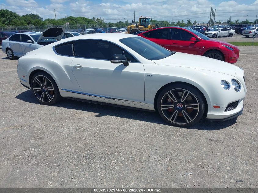 2015 Bentley Continental Gt V8 S VIN: SCBFH7ZA5FC045842 Lot: 39702174