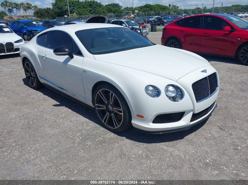 2015 Bentley Continental Gt V8 S VIN: SCBFH7ZA5FC045842 Lot: 39702174