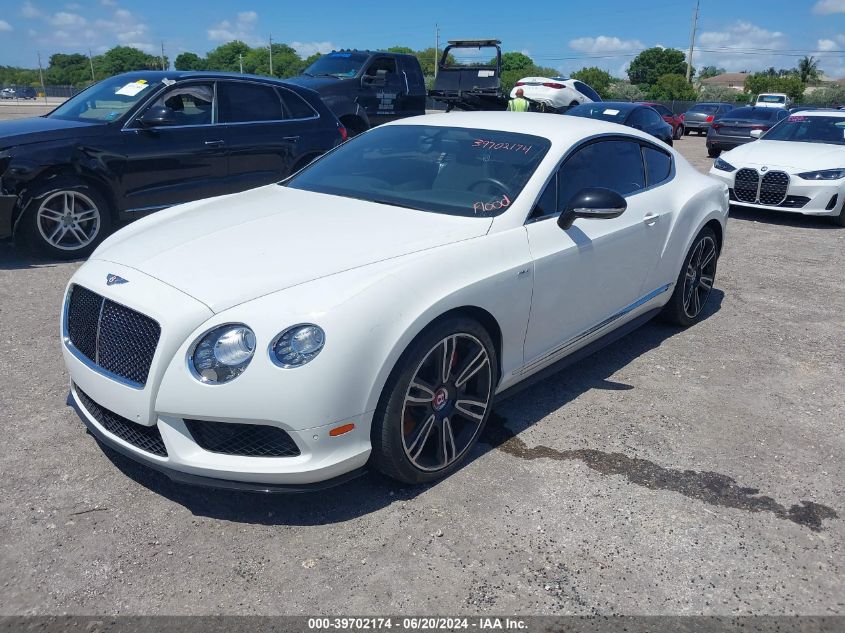 2015 Bentley Continental Gt V8 S VIN: SCBFH7ZA5FC045842 Lot: 39702174