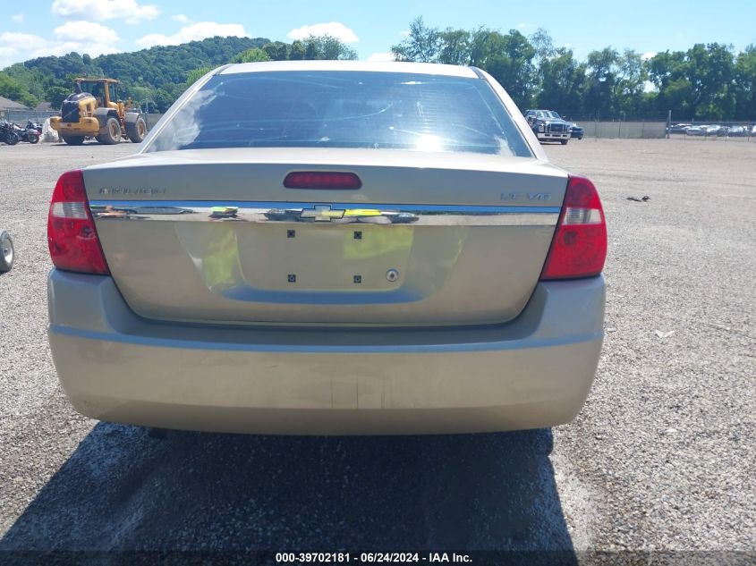 2007 Chevrolet Malibu Lt VIN: 1G1ZT58N07F188434 Lot: 39702181