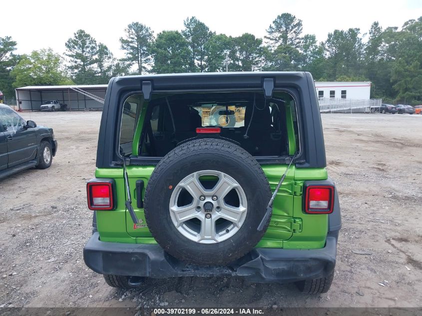 2020 Jeep Wrangler Unlimited Sport S 4X4 VIN: 1C4HJXDG6LW141138 Lot: 39702199