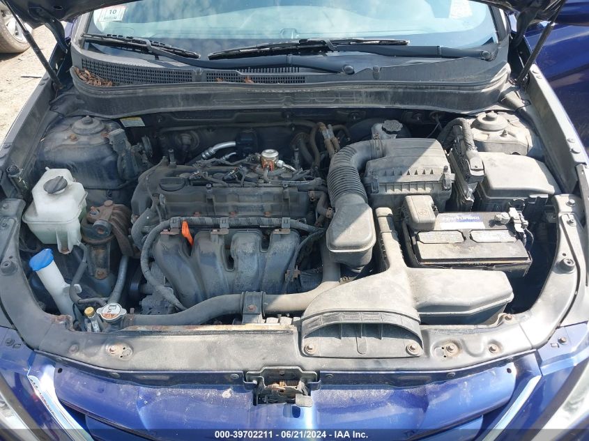 2013 Hyundai Sonata Gls VIN: 5NPEB4AC9DH544991 Lot: 39702211