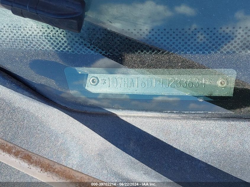 2004 Dodge Ram 1500 Slt/Laramie VIN: 1D7HA16D14J233634 Lot: 39702214