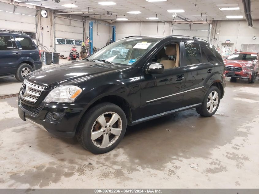 2009 Mercedes-Benz Ml 350 4Matic VIN: 4JGBB86EX9A497792 Lot: 39702236