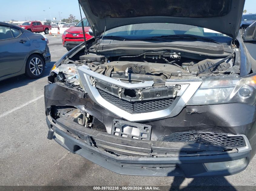 2012 Acura Mdx Technology VIN: 2HNYD2H49CH522789 Lot: 39702238