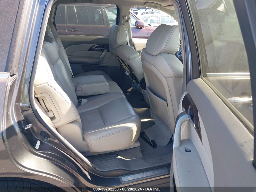 2012 Acura Mdx Technology VIN: 2HNYD2H49CH522789 Lot: 39702238