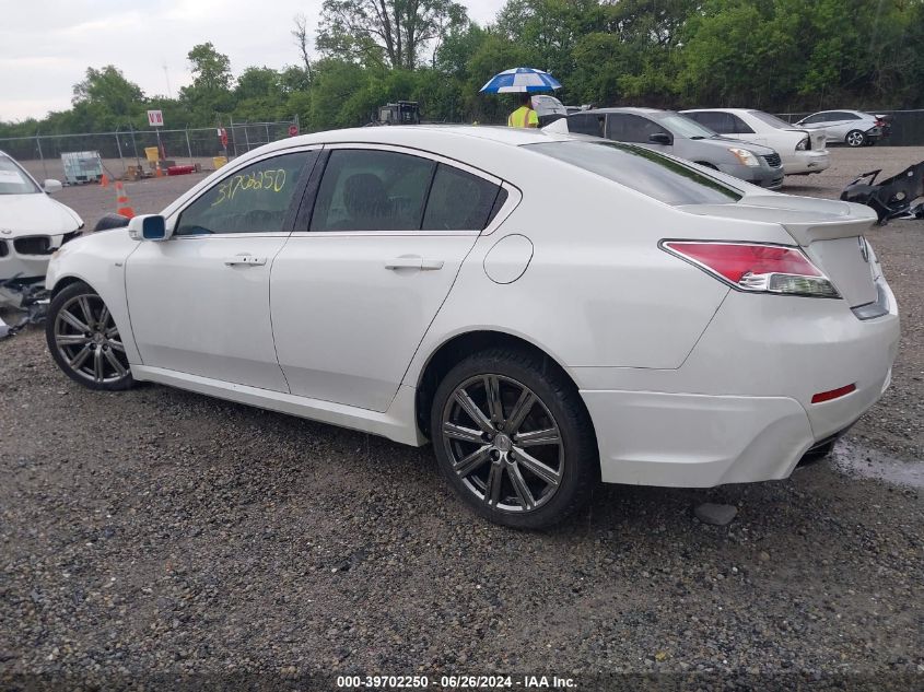 2014 Acura Tl Sh VIN: 19UUA9F30EA800563 Lot: 39702250