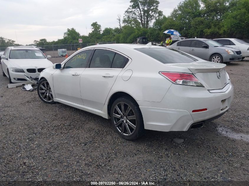 2014 Acura Tl Sh VIN: 19UUA9F30EA800563 Lot: 39702250