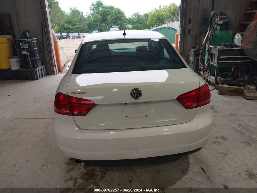 2013 Volkswagen Passat S VIN: 1VWAP7A36DC002046 Lot: 39702257