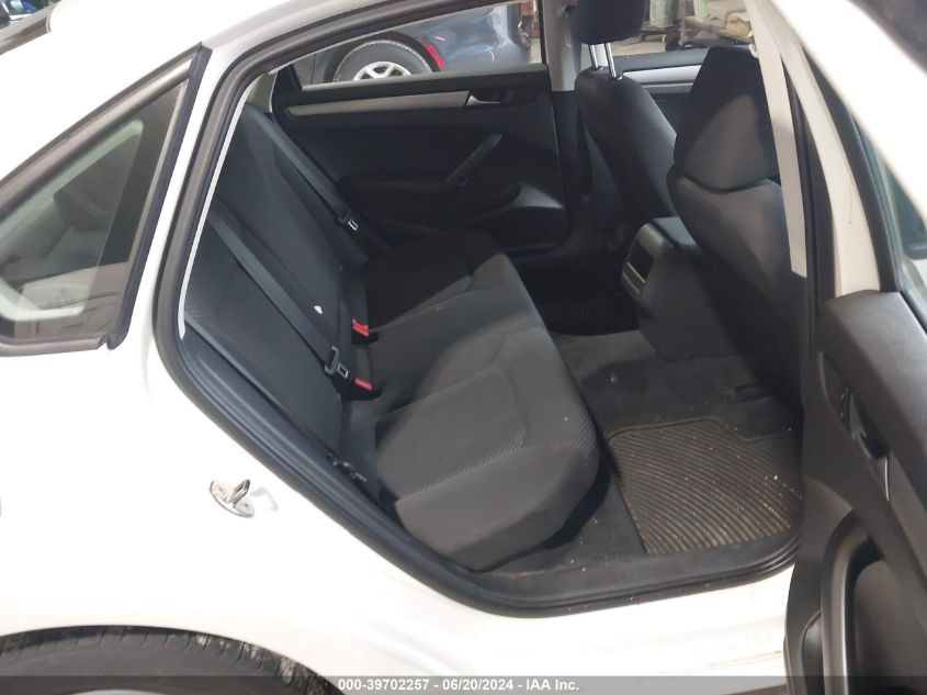 2013 Volkswagen Passat S VIN: 1VWAP7A36DC002046 Lot: 39702257