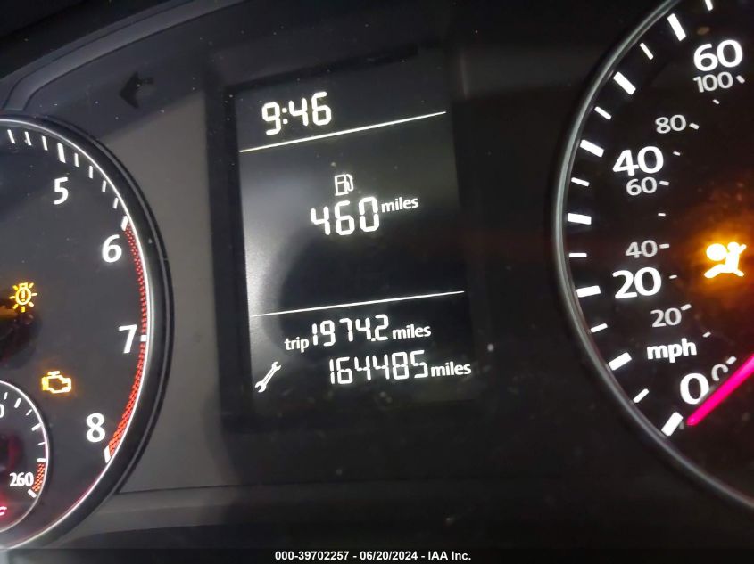 2013 Volkswagen Passat S VIN: 1VWAP7A36DC002046 Lot: 39702257