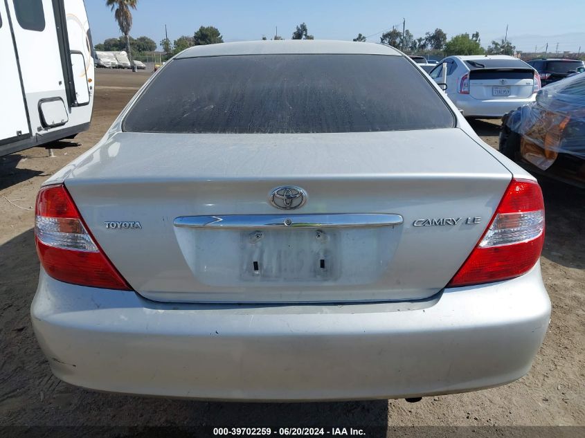 2004 Toyota Camry Le VIN: 4T1BE32KX4U874294 Lot: 39702259