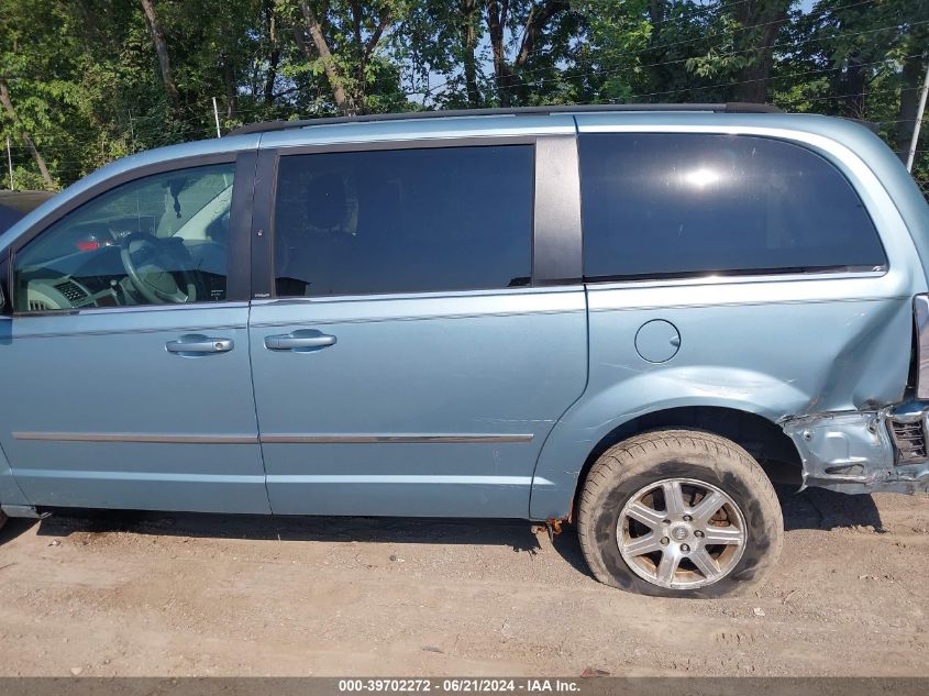 2010 Chrysler Town & Country Touring VIN: 12A4RR5D19AR28467 Lot: 39702272