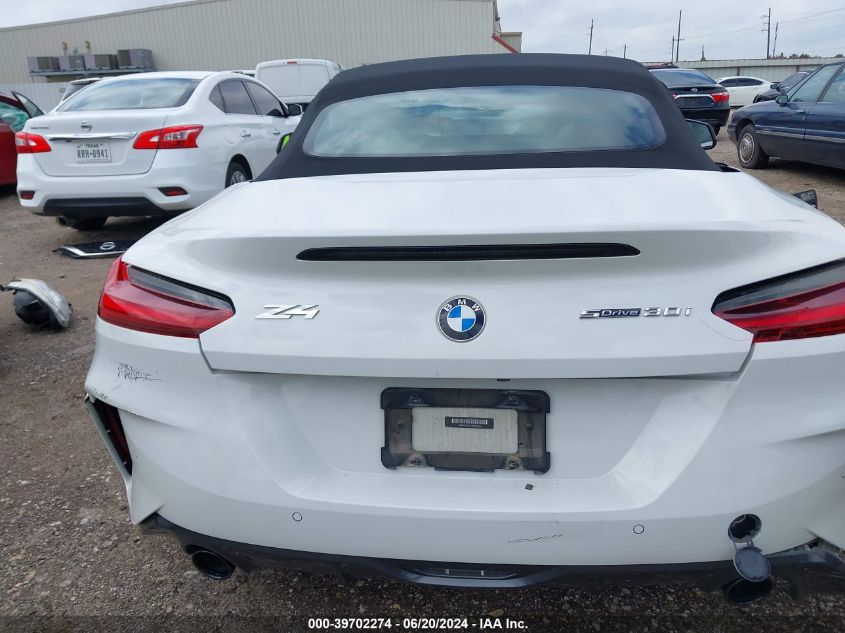 2020 BMW Z4 Sdrive30I VIN: WBAHF3C07LWW67564 Lot: 39702274