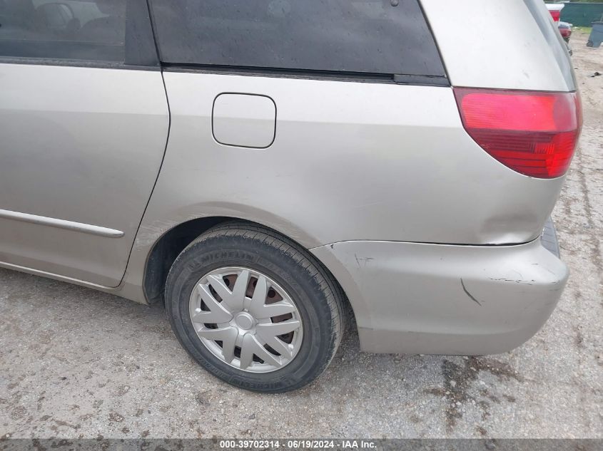 2005 Toyota Sienna Le VIN: 5TDZA23C75S296967 Lot: 39702314