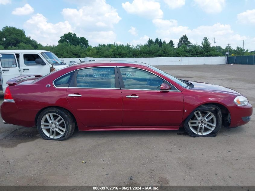2009 Chevrolet Impala Ltz VIN: 2G1WU57M091100940 Lot: 39702316