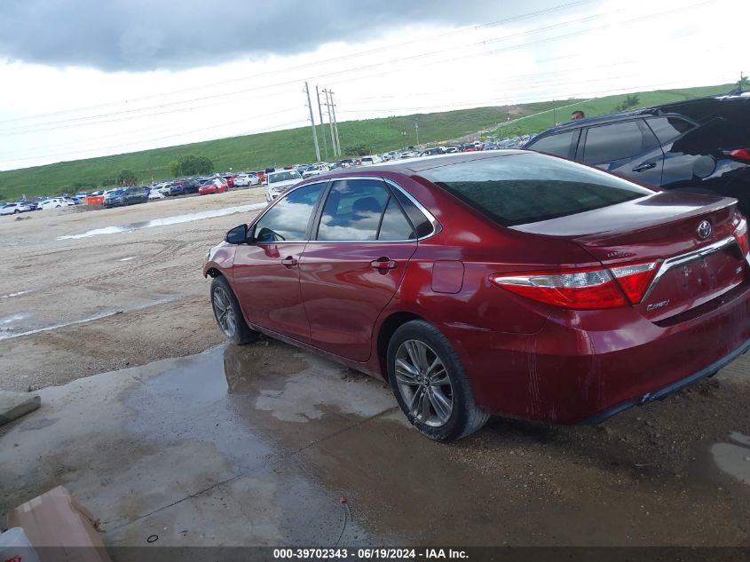 2016 Toyota Camry Se VIN: 4T1BF1FK0GU520218 Lot: 39702343