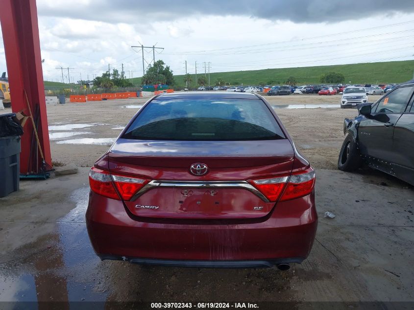 2016 Toyota Camry Se VIN: 4T1BF1FK0GU520218 Lot: 39702343