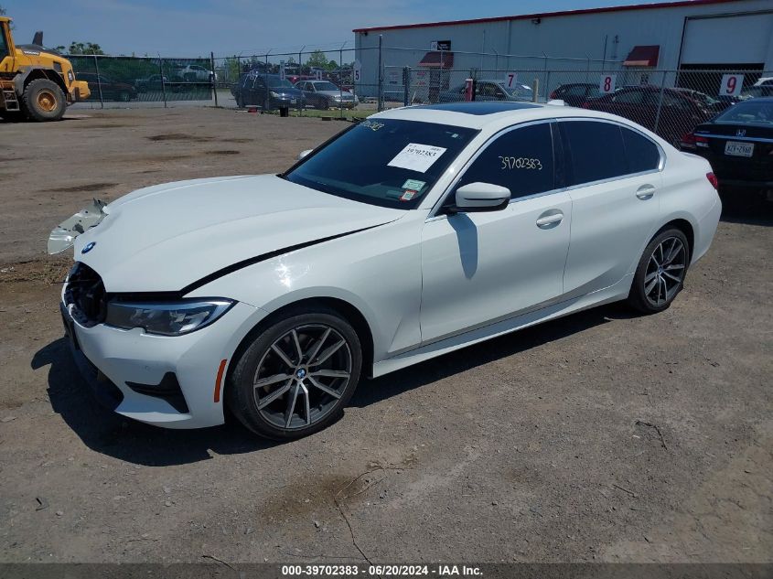 2019 BMW 330I xDrive VIN: 3MW5R7J51K8B00340 Lot: 39702383