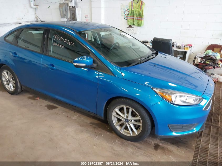 2016 Ford Focus Se VIN: 1FADP3F2XGL389493 Lot: 39702387