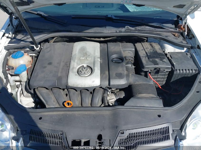 2009 Volkswagen Jetta 2.5L S VIN: 3VWMZ81K79M281520 Lot: 39702392