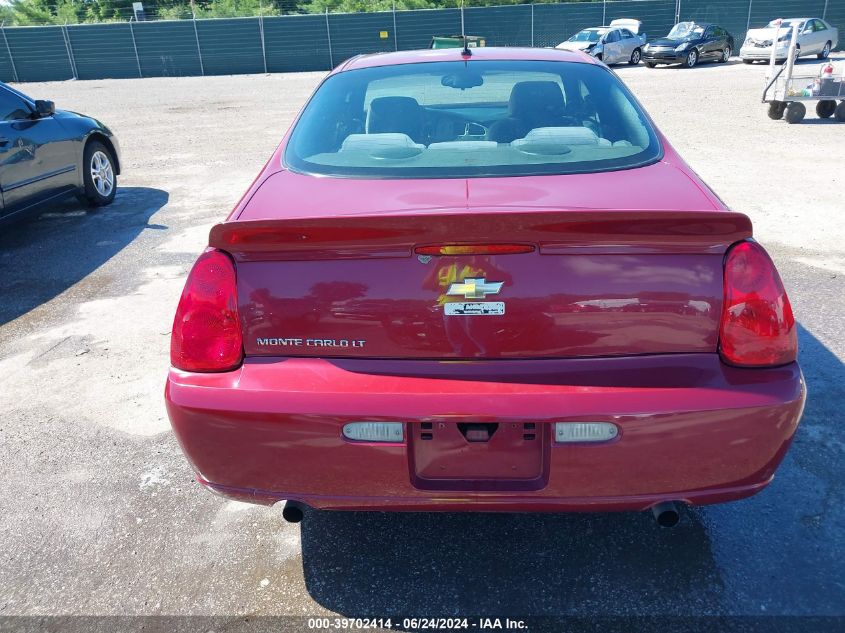 2006 Chevrolet Monte Carlo Lt VIN: 2G1WK161669246830 Lot: 39702414