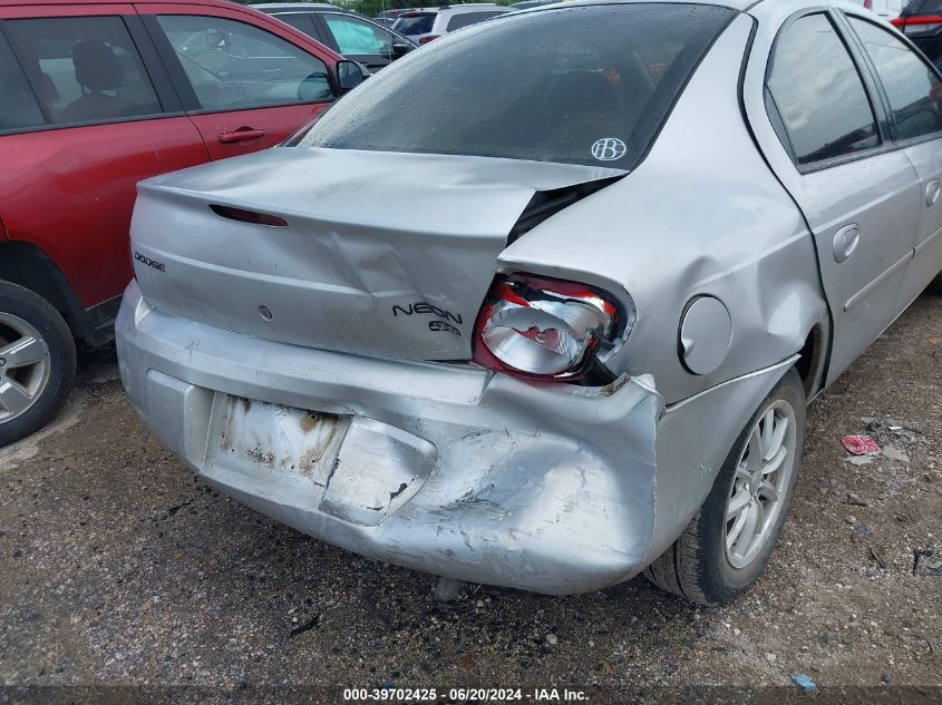 2005 Dodge Neon Sxt VIN: 1B3ES56C95D245699 Lot: 39702425