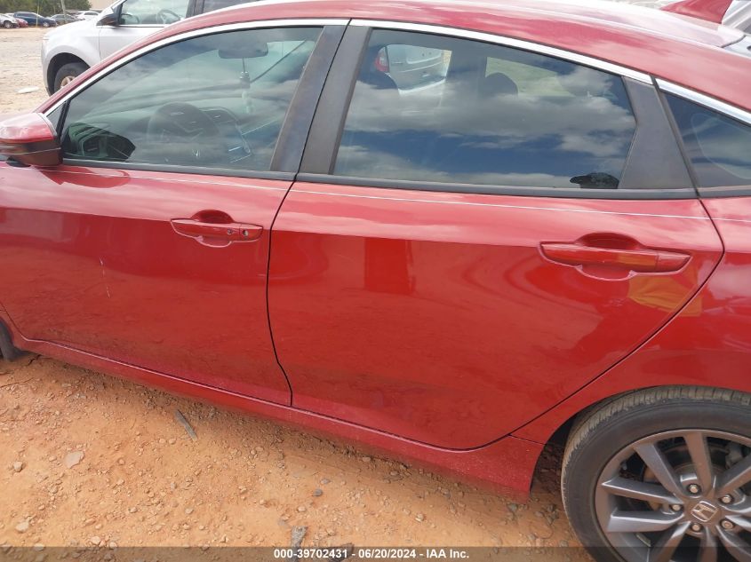 2019 Honda Civic Ex VIN: 19XFC1F3XKE014569 Lot: 39702431