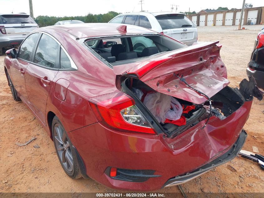 2019 Honda Civic Ex VIN: 19XFC1F3XKE014569 Lot: 39702431