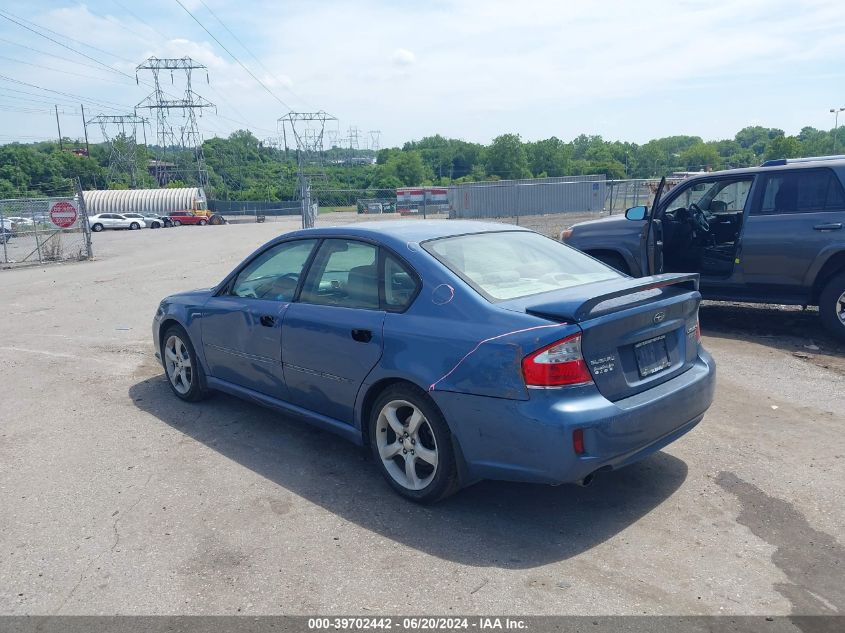 2009 Subaru Legacy 2.5I Limited VIN: 4S3BL626497231198 Lot: 39702442