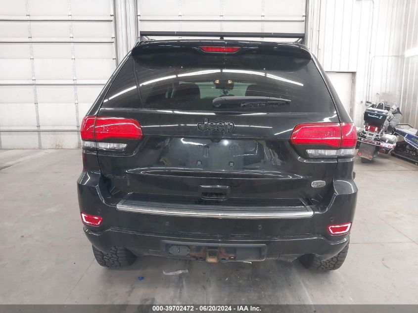 2017 Jeep Grand Cherokee Overland 4X4 VIN: 1C4RJFCG9HC804002 Lot: 39702472