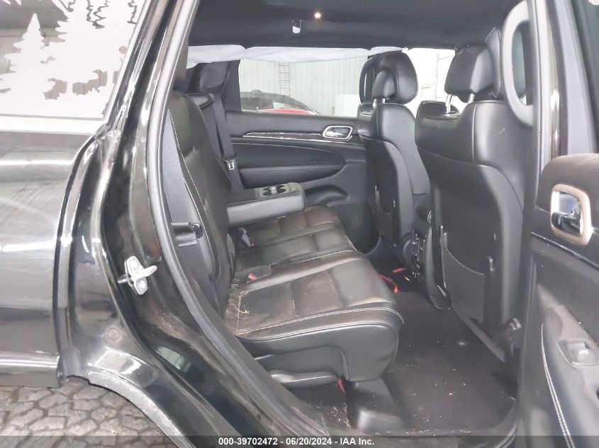 2017 Jeep Grand Cherokee Overland 4X4 VIN: 1C4RJFCG9HC804002 Lot: 39702472